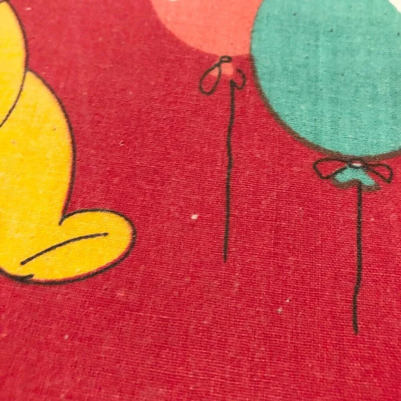 Vintage Pillow Case Mickey Mouse Winnie the Pooh Donald Duck Balloons 24.5 x 17 - Picture 12 of 16